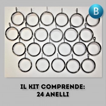 Bastone per tende Spacestar acciaio Bastone in ferro estensibile da 150 cm. fino a 300 cm. - Centro Scampoli Carpenedolo