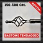 Bastone per tende Classic chromo black silver