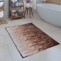 Tappeto bagno antiscivolo frizzi moro - marrone