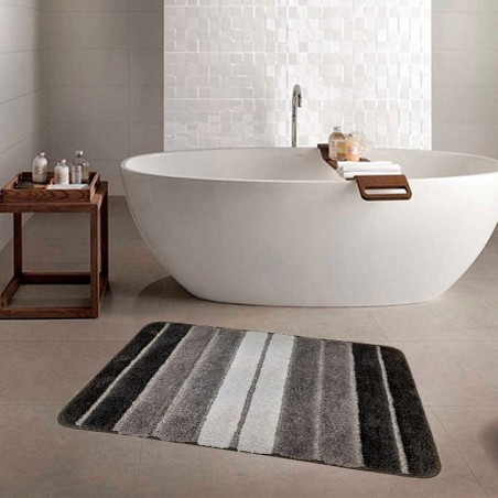 Tappeto bagno antiscivolo delux grigio