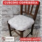 Cuscini per sedia alette piovra Cuore grigio