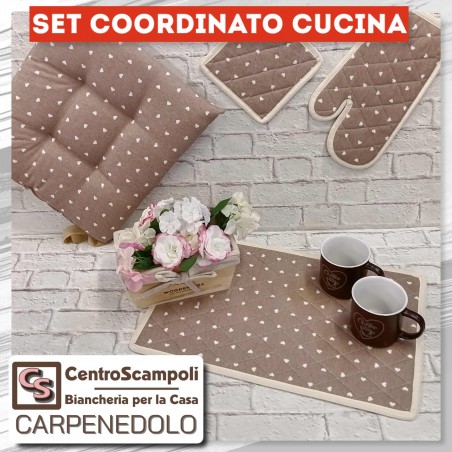 Tovaglietta americana tovaglietta colazione amorini beige