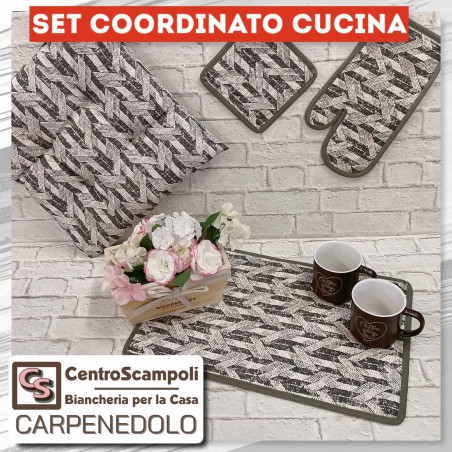 Tovaglietta americana tovaglietta colazione trend grigio