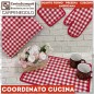 Tovaglietta americana tovaglietta country rosso