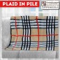 Plaid in pile singolo Blu barry