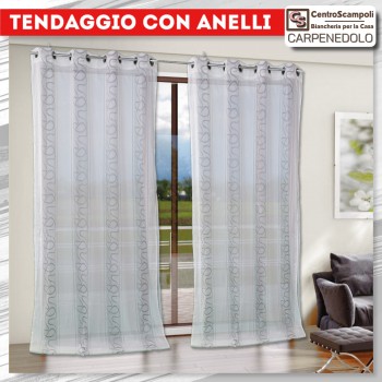 Tenda a pannello tenda con anelli Tendaggio Luna