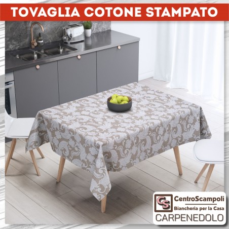 Tovaglia cotone stampato 140x180 Serena bella