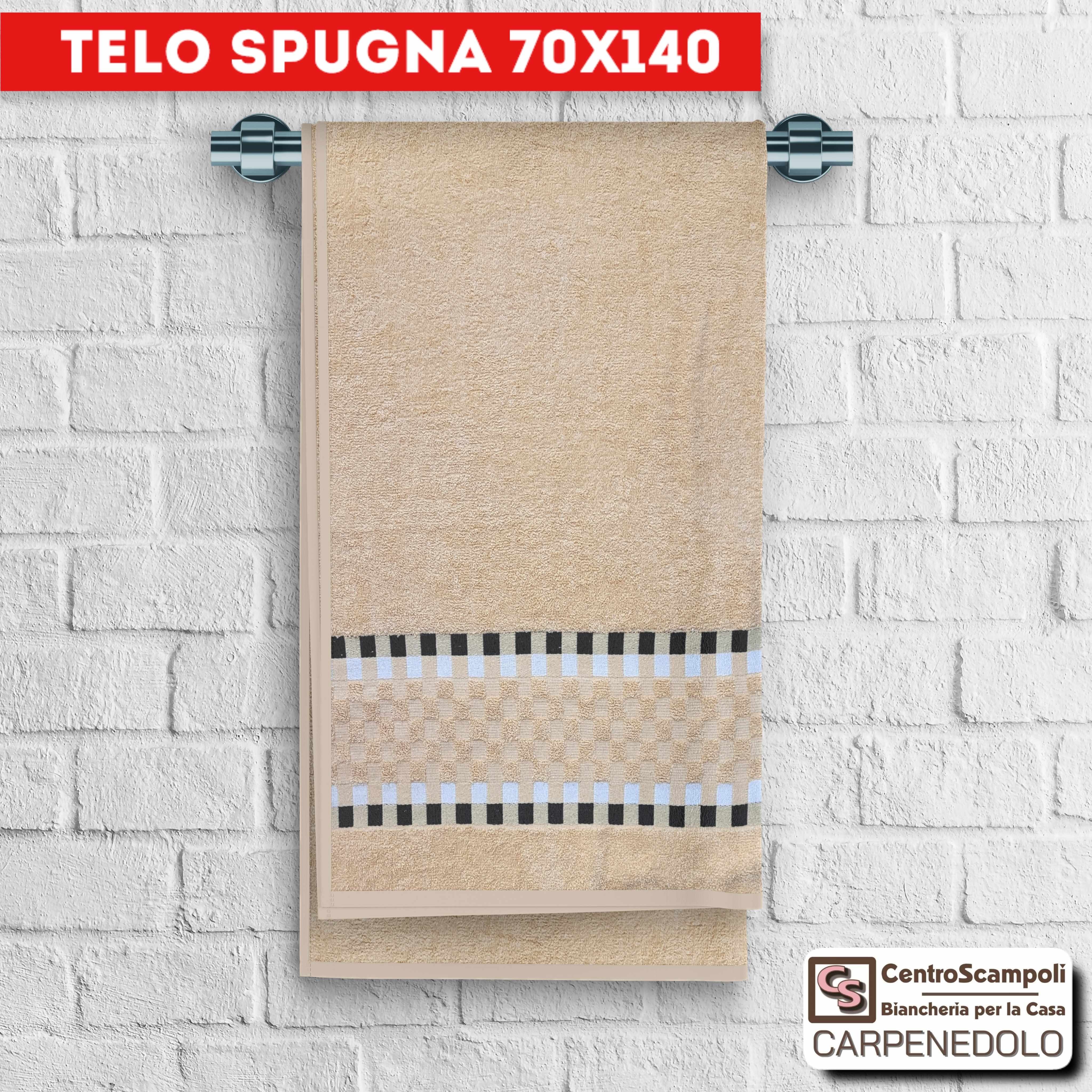 Tovaglia cotone stampato 140x180 federica beige