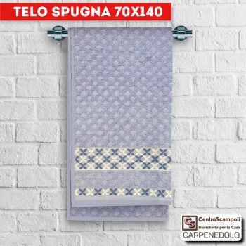 Telo doccia salvietta asciugamano in spugna Teddy blu