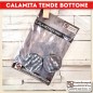 Calamita per tende bottone grigio