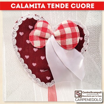 Calamita per tende Cuore rosso