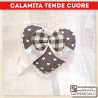 Calamita per tende Cuore grigio