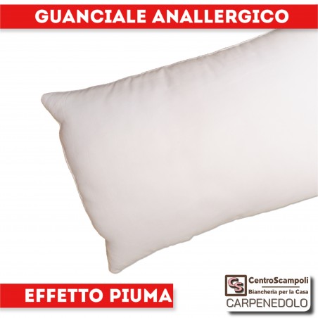 Guanciale anallergico antiacaro effetto piuma