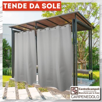 Tenda da Sole tinta unita grigio 150x250cm - Centro Scampoli Carpenedolo