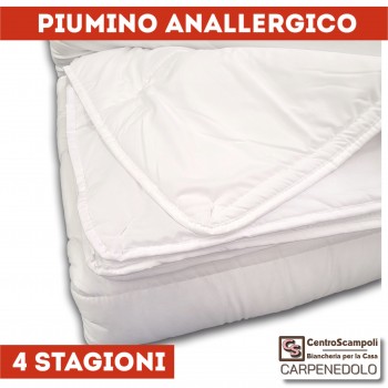 Piumino 4 stagioni anallergico matrimoniale