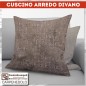 Cuscino arredo divano 40x40 Brown crack