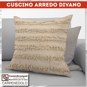 Cuscino arredo divano 40x40 Brown jungle - Centro Scampoli Carpenedolo