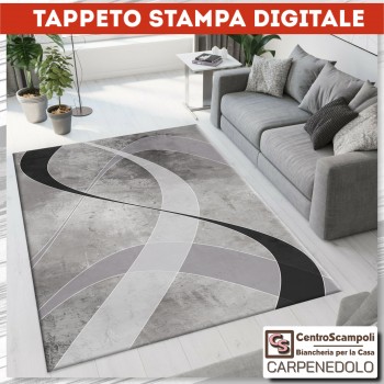 Tappeto salotto moderno 140x200 Oslo