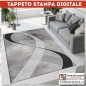 Tappeto moderno 170x240 Tappeto salotto Oslo grigio