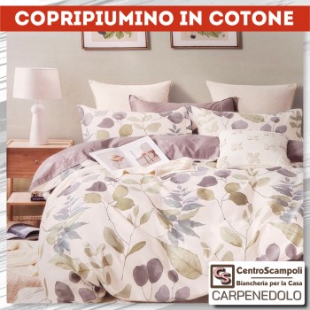 Copripiumino matrimoniale puro cotone Melbourne