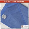 Asciugamani salvietta spugna viso 50x100 blu