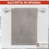 Asciugamani salvietta spugna viso 50x100 grigio chiaro