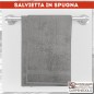 Asciugamani salvietta spugna viso 50x100 grigio