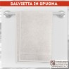 Asciugamani salvietta spugna viso 50x100 bianco