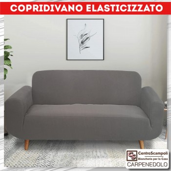 Copridivano Jolly bielastico Grigio - Centro Scampoli Carpenedolo