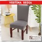 Vestina bielastica coprisedia elasticizzato grigio