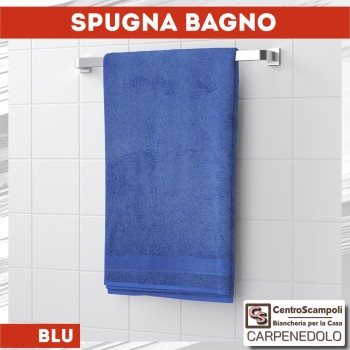 Asciugamani salvietta spugna viso 50x100 blu