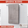 Asciugamani salvietta spugna viso 50x100 grigio chiaro