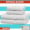 Asciugamani salvietta spugna viso 50x100 bianco