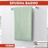 Asciugamani salvietta spugna viso 50x100 verde chiaro