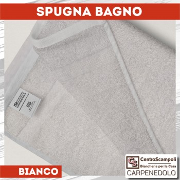 Telo doccia asciugamano spugna bagno 90x140 Bianco