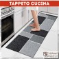 Tappeto cucina passatoia cucina 50x240 Doriana grigio