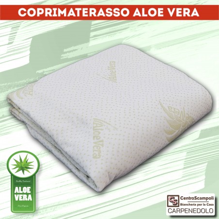 Coprimaterasso aloe vera matrimoniale