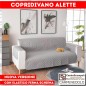 Copridivano alette trapuntato New Susan grigio