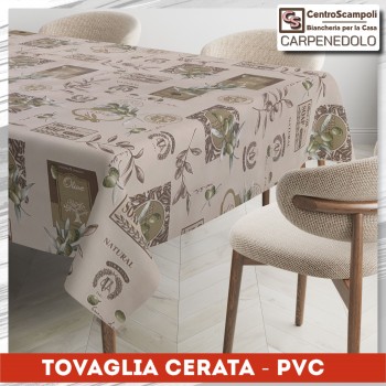 Tovaglia cerata PVC a metraggio Glenda