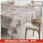 Tovaglia cerata PVC a metraggio Petra