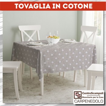 Tovaglia cotone stampato 140x240 Paola