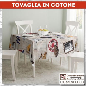 Tovaglia cotone stampato 140x240 Ruth