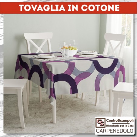 Tovaglia cotone stampato 140x240 Anna