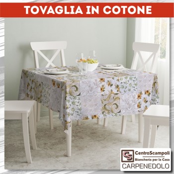 Tovaglia cotone stampato 140x240 Ester