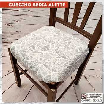 Cuscini per sedie Fiorella Grigio alette