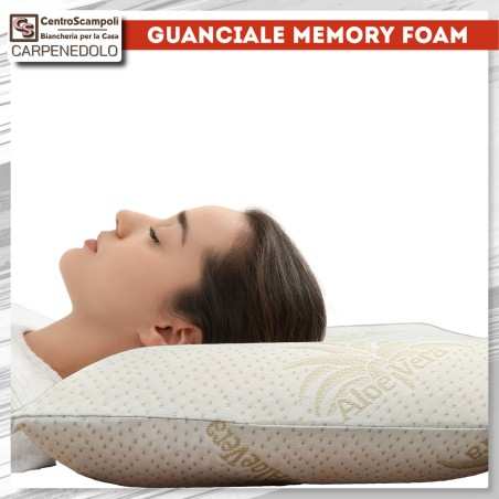 Guanciale cuscino Memory foam Aloe Vera