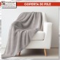 Coperta di Pile tinta unita grigio chiaro