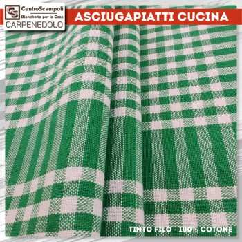 Set di 3 Strofinacci Premium - Canovacci per la Cucina | Verde