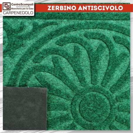 Zerbino antiscivolo welcome verde