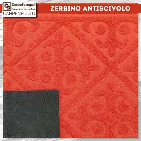 Zerbino antiscivolo welcome rosso